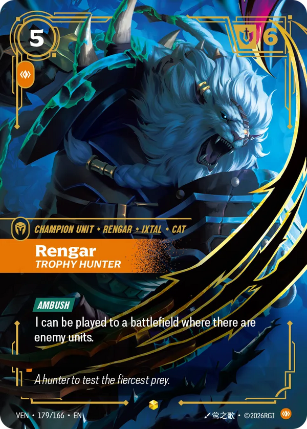 Rengar, Trophy Hunter, Vendetta 179/166
