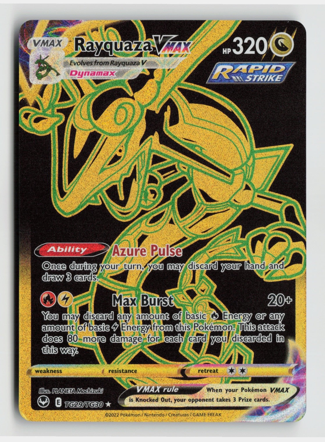 Rayquaza VMAX TG29/TG30 Pokémon card