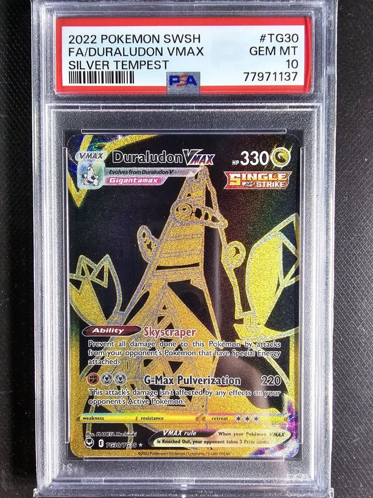 Duraludon VMAX TG30 Silver Tempest PSA 10 Pokémon card