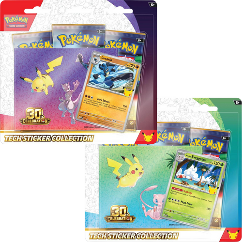 Pokémon 30th Celebration Tech Sticker Collection variant