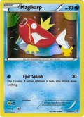 Magikarp 20th Anniversary Promo Pokémon card, 22/83, with Pikachu anniversary stamp