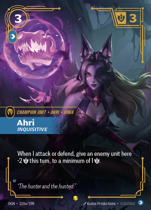 Ahri - Inquisitive (Alternate Art), Origins 119a/298