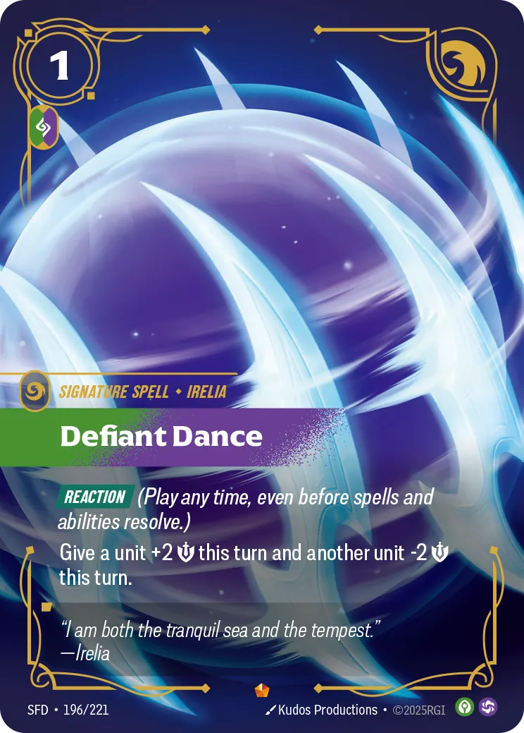 Defiant Dance, Spiritforged 196/221