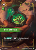 Seal of Focus, Spiritforged 226/221 — non-signature Overnumbered card