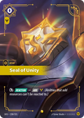 Seal of Unity, Spiritforged 238/221 — non-signature Overnumbered card