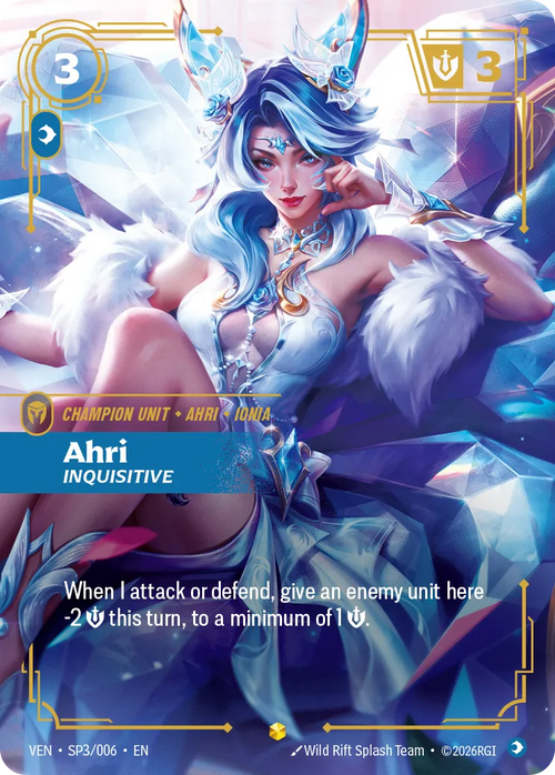 Ahri, Inquisitive, Vendetta SP3/006